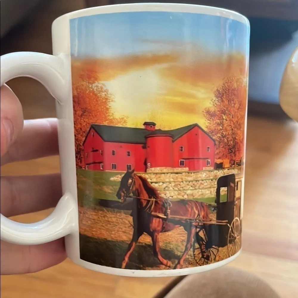 Funny Lancaster County Mug with Scenic Design